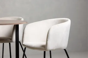 Durango Matgrupp 120 cm Rund med 4 Berit Stolar - Valnöt - Products - Möbler - Bord & matgrupp - Matgrupp