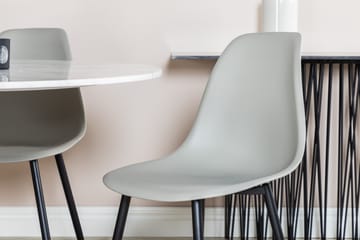 Estelle Matgrupp 106 cm Rund med 4 Polar stolar - Svart - Products - Möbler - Bord & matgrupp - Matgrupp