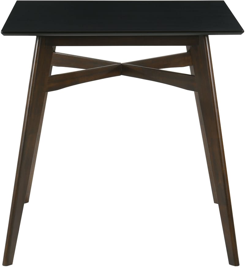 Florence barbord 90x90 cm - Valnöt/svart, Valnöt/Svart