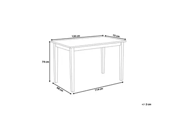 Houston Matbord 120 cm - Trä/Natur - Products - Möbler - Bord & matgrupp - Matbord & köksbord