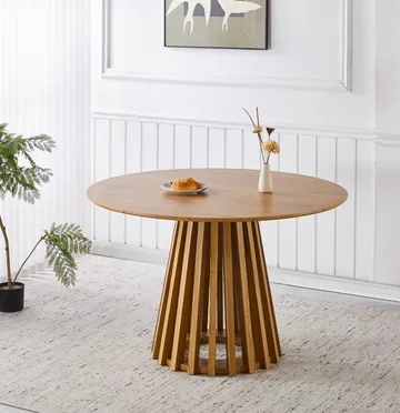 Inez runt matbord Ø120 cm - Ek - Ek - Products - Möbler - Bord & matgrupp - Matbord & köksbord