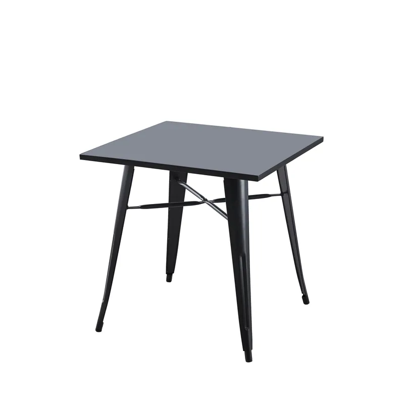 Iris matbord 80x80 cm - Svart, Svart