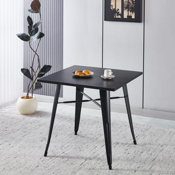 Iris matbord 80x80 cm - Svart - Svart - Products - Möbler - Bord & matgrupp - Matbord & köksbord