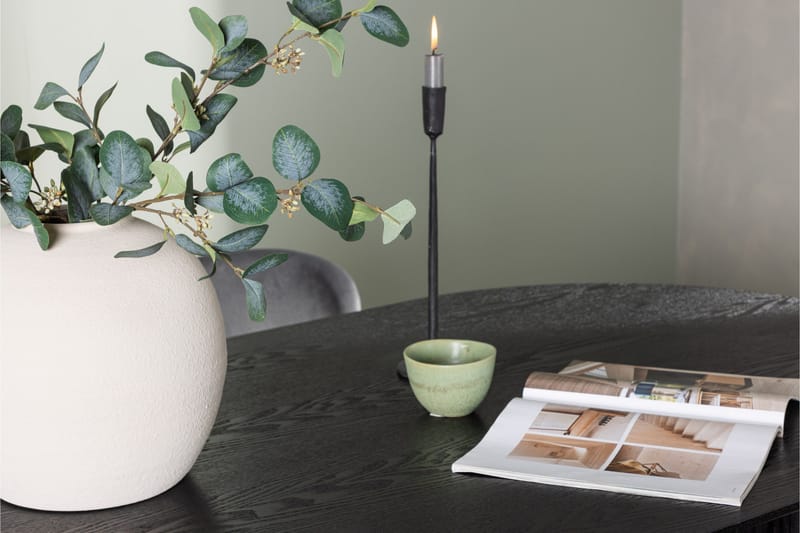 Isolde Matgrupp 180 cm Oval med 4 Lilja stolar - Svart - Products - Möbler - Bord & matgrupp - Matgrupp