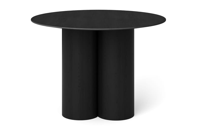 Juno Runt Matbord ø110 cm Fanér - Svart - Products - Möbler - Bord & matgrupp - Matbord & köksbord