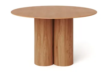 Juno Runt Matbord ø130 cm Fanér - Ek - Products - Möbler - Bord & matgrupp - Matbord & köksbord