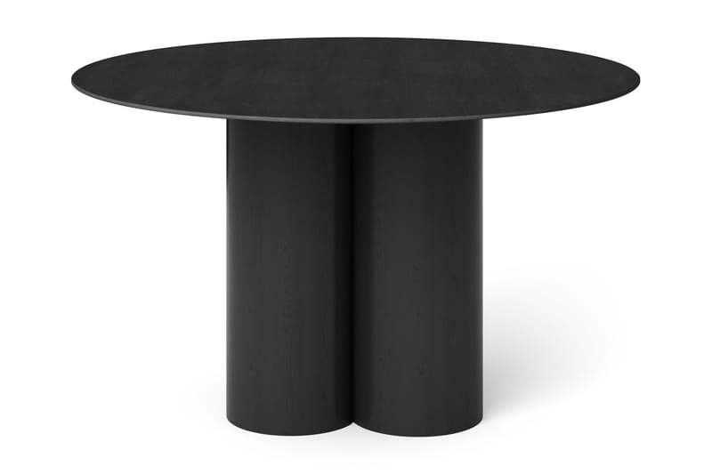 Juno Runt Matbord ø130 cm Fanér - Svart - Products - Möbler - Bord & matgrupp - Matbord & köksbord