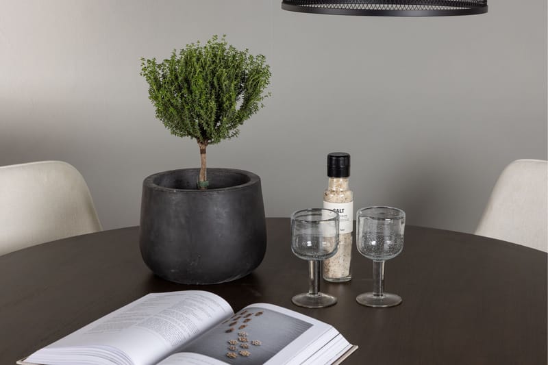 Kaseidon Matgrupp 100 cm Rund med 4 Rosie stolar - Beige - Products - Möbler - Bord & matgrupp - Matgrupp