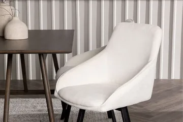 Kaseidon Matgrupp 120 cm Rektangulär med 4 Rosie stolar - Beige - Products - Möbler - Bord & matgrupp - Matgrupp