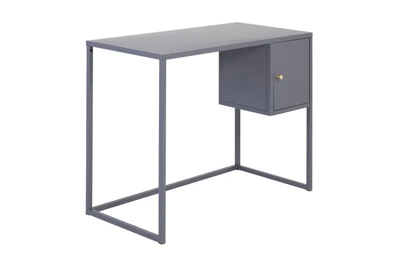 Bakal Skrivbord 95 cm med Förvaring Skåp - Ljusgrå - Products - Möbler - Bord & matgrupp - Kontorsbord - Datorbord