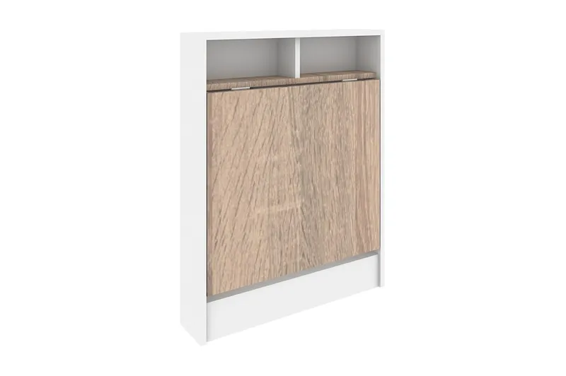 Elegancia Väggskrivbord 70 cm med Förvaring Hylla Utfällbart, Trä