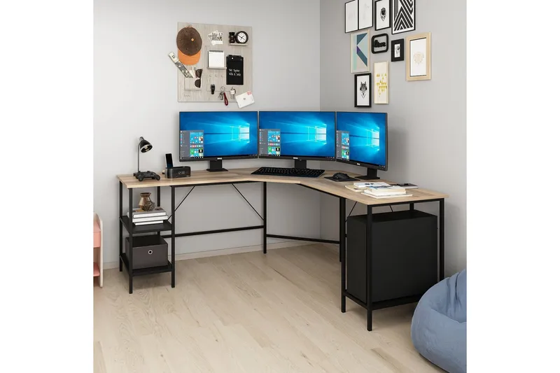 Naina Skrivbord 180 cm - Brun - Products - Möbler - Bord & matgrupp - Kontorsbord - Datorbord