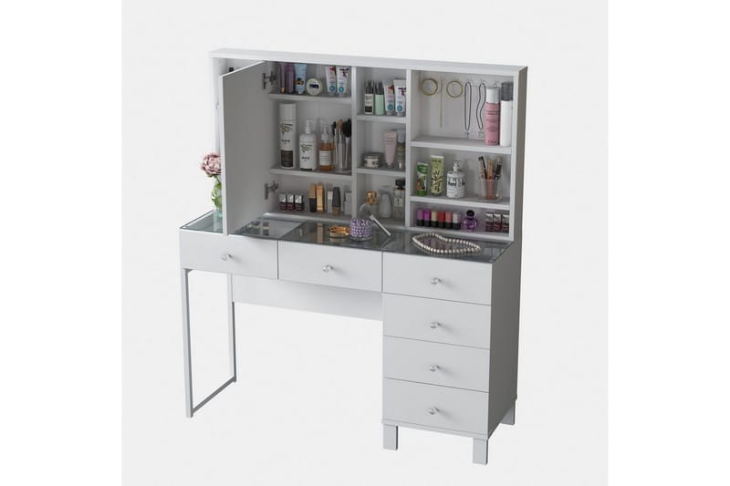 Talros Sminkbord 120 cm - Vit - Products - Möbler - Bord & matgrupp - Kontorsbord - Datorbord