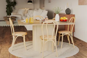 Kopparbo Matbord 140 cm - Ljust vitlaserat ekträ - Products - Möbler - Bord & matgrupp - Matbord & köksbord