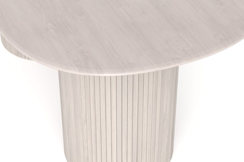 Kopparbo Matbord Oval 180x90 cm Fanér - Vitlaserat - Products - Möbler - Bord & matgrupp - Matbord & köksbord