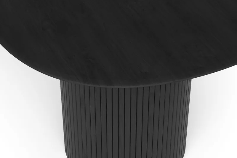 Kopparbo Matbord Oval 220x100 cm Fanér - Svart - Products - Möbler - Bord & matgrupp - Matbord & köksbord