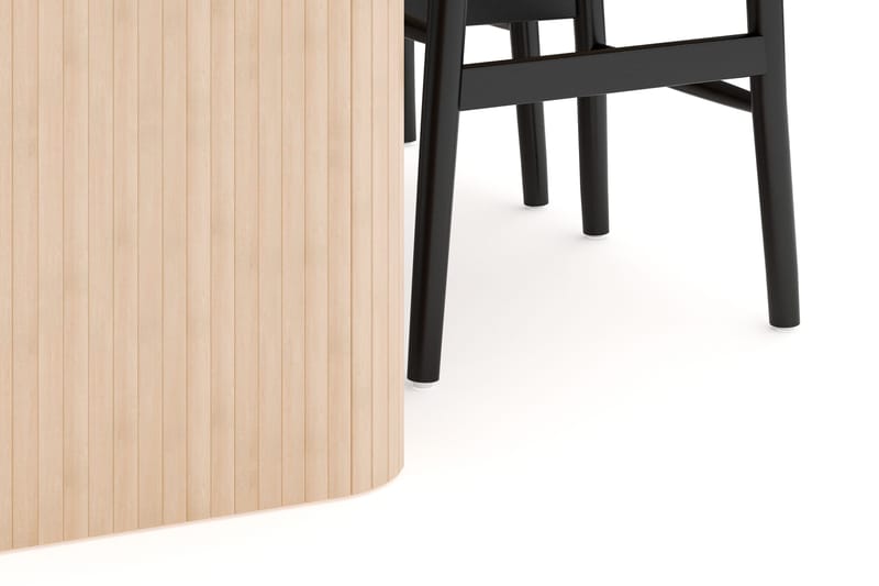 Kopparbo Matgrupp 180-240 cm Förlängningsbart med 4 Dastoori Matstolar - Whitewash - Products - Möbler - Bord & matgrupp - Matgrupp