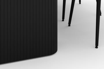 Kopparbo Matgrupp 200-206cm med 8 Alsarp Matstolar - Svart - Products - Möbler - Bord & matgrupp - Matgrupp