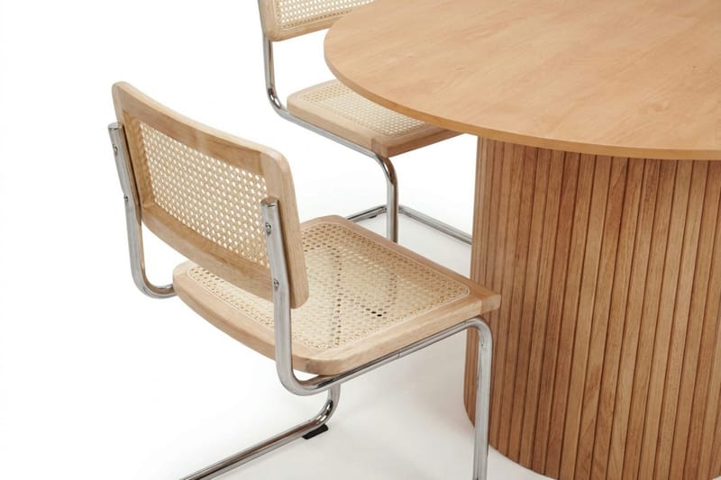 Kopparbo Matgrupp runt 110 cm Ek med 4 Build Matstolar - Ek - Products - Möbler - Bord & matgrupp - Matgrupp