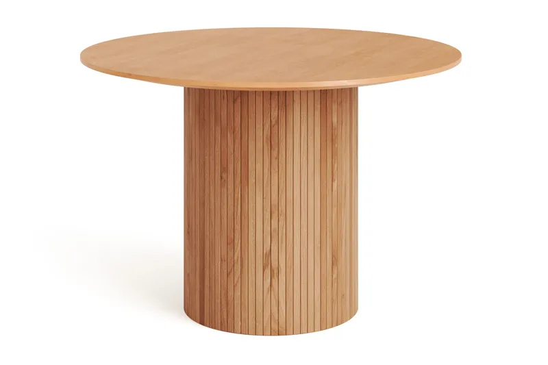 Kopparbo Runt Matbord 110 cm Fanér, Ek
