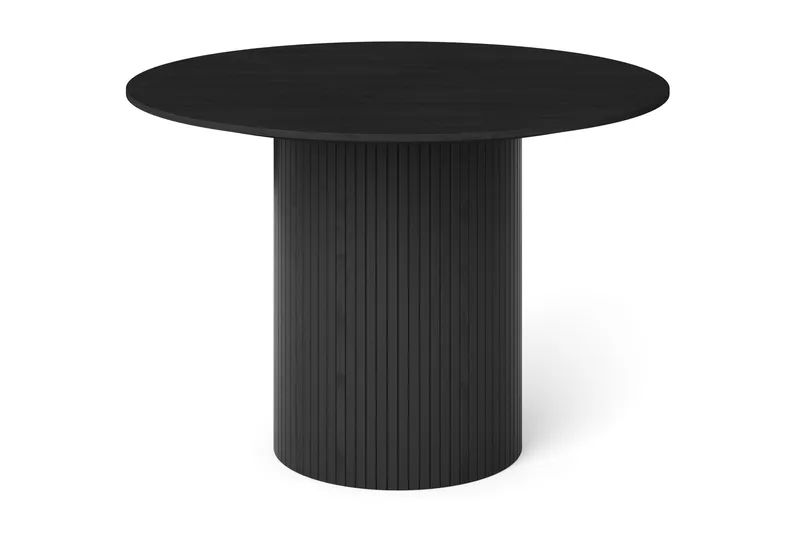 Kopparbo Runt Matbord 110 cm Fanér - Svart - Products - Möbler - Bord & matgrupp - Matbord & köksbord