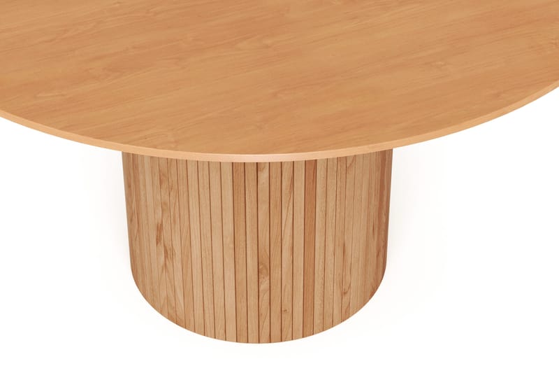 Kopparbo Runt Matbord 130 cm Fanér - Ek - Products - Möbler - Bord & matgrupp - Matbord & köksbord