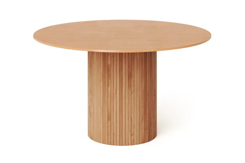 Kopparbo Runt Matbord 130 cm Fanér - Ek - Products - Möbler - Bord & matgrupp - Matbord & köksbord