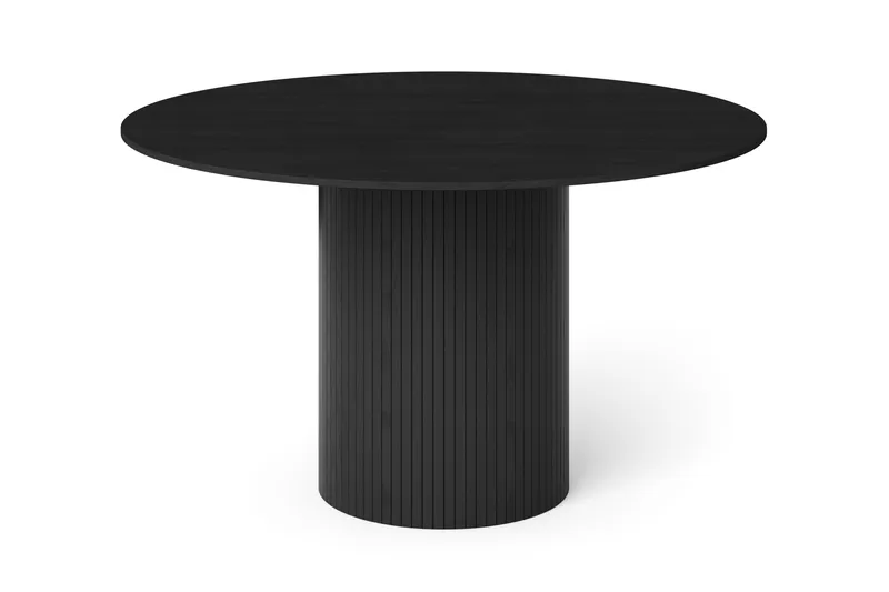 Kopparbo Runt Matbord 130 cm Fanér - Svart - Products - Möbler - Bord & matgrupp - Matbord & köksbord