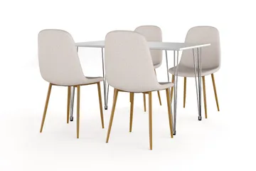 Beige - Vit