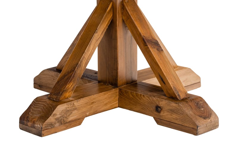 Lyon Matgrupp 120 cm Rund inkl 4 Bergviken Stolar - Brun - Products - Möbler - Bord & matgrupp - Matgrupp