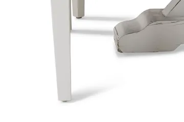 Lyon Matgrupp Runt med 6 Viktoria Stol - Vit/Grå - Products - Möbler - Bord & matgrupp - Matgrupp