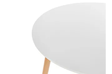 Magog Matbord 80 cm Rund - Vit/Ljusbrun - Products - Möbler - Bord & matgrupp - Matbord & köksbord