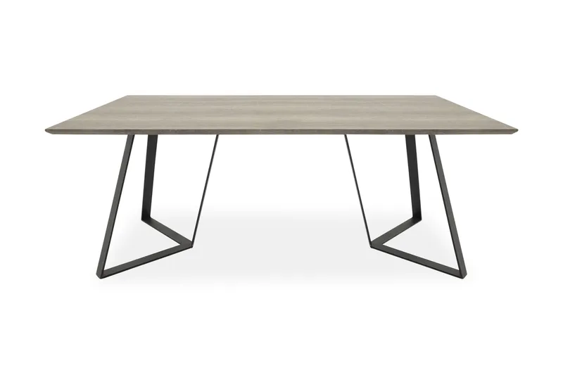 Marina Matbord 180 cm, Grå/Svart