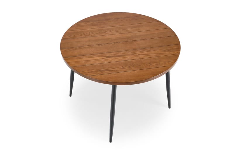 Matbord Ø105 cm - Valnöt/Svart - Products - Möbler - Bord & matgrupp - Matbord & köksbord