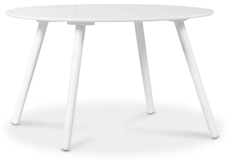 Matbord Ø120 cm runt vitt - Rosvik, Vit