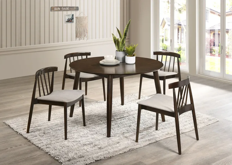 Matbord Ø120 cm valnöt - Florence - Valnöt - Products - Möbler - Bord & matgrupp - Matbord & köksbord