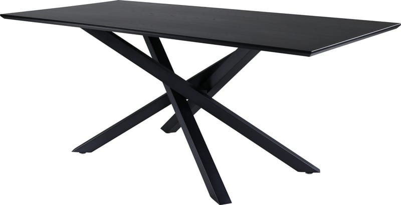 Matbord 180x90 cm svartbetsad ek - Piazza - Svartbetsad Ek - Products - Möbler - Bord & matgrupp - Matbord & köksbord