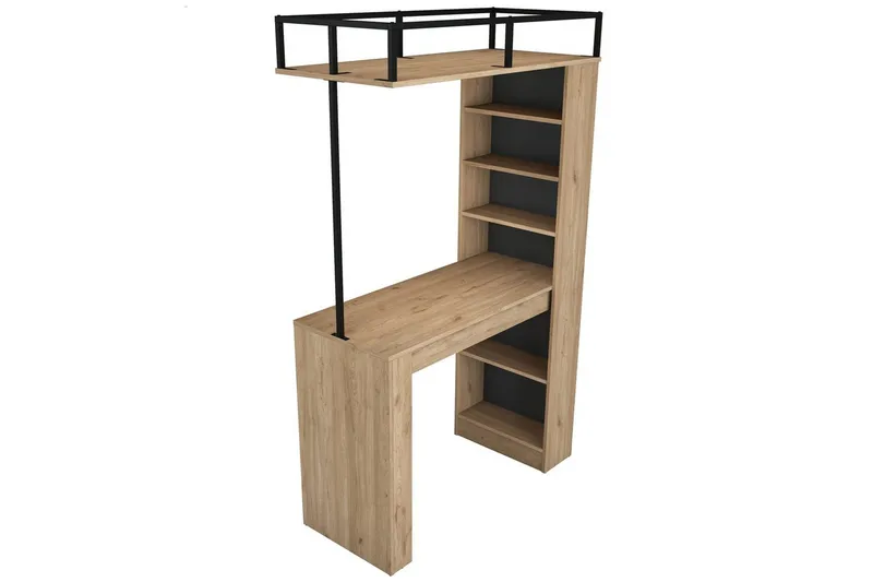 Matbord Beloumont Valnöt / Svart - Svart/Mörkbrun - Products - Möbler - Bord & matgrupp - Matbord & köksbord