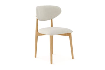 Matgrupp Bark Richeto med Molly stolar Ek/beige - Products - Möbler - Bord & matgrupp - Matgrupp