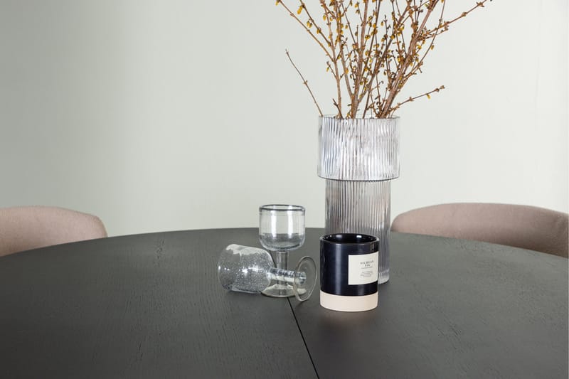 Matilda Matgrupp 130 cm Rund med 4 Modesto Stolar - Beige - Products - Möbler - Bord & matgrupp - Matgrupp