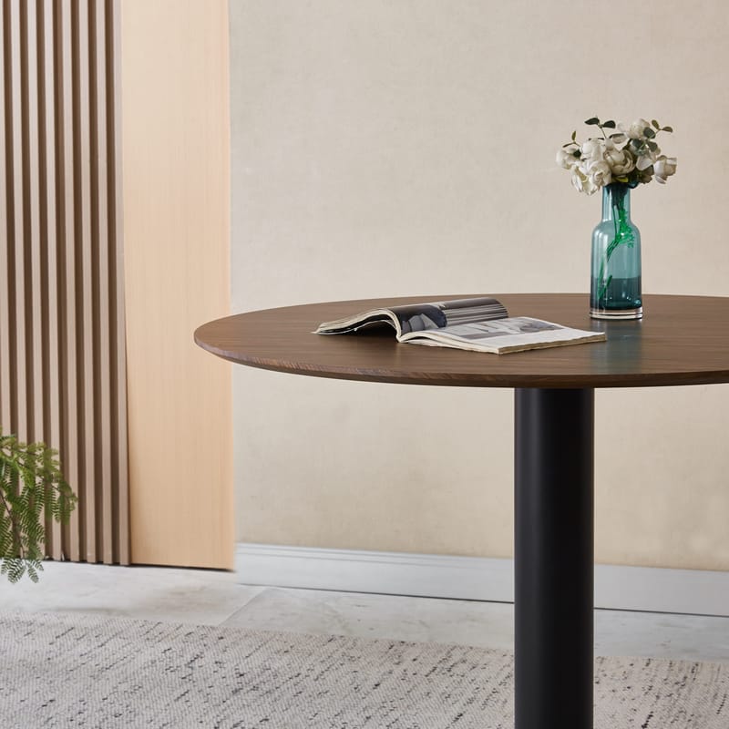 Noah runt matbord Ø100 cm - Valnöt - Valnöt - Products - Möbler - Bord & matgrupp - Matbord & köksbord