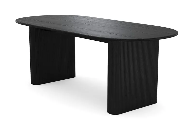 Noira Matbord 220x100 cm Fanér, Svart