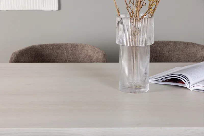 Olga Matgrupp 200 cm Rektangulär med 6 Modesto Stolar - Mörkgrå - Products - Möbler - Bord & matgrupp - Matgrupp