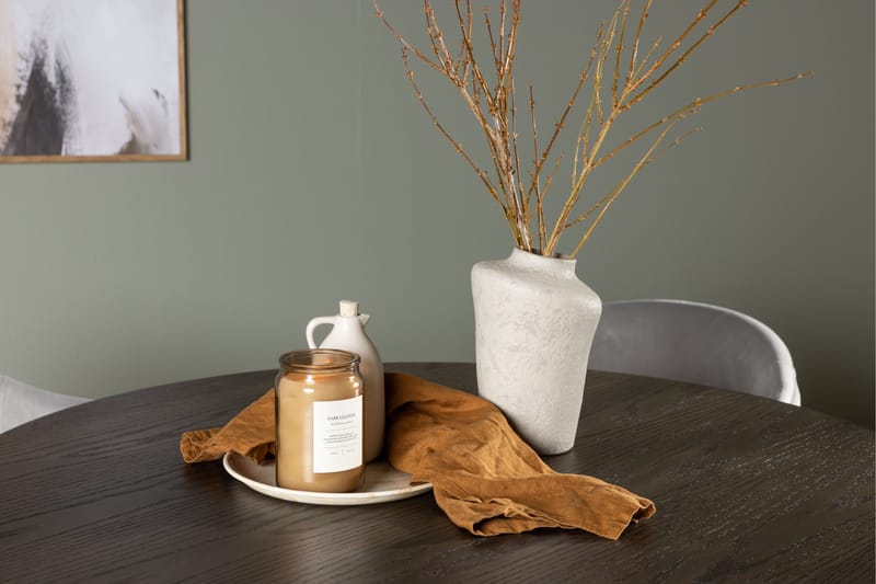 Olivia Matgrupp 110 cm Rund med 4 Evelina stolar - Svart - Products - Möbler - Bord & matgrupp - Matgrupp