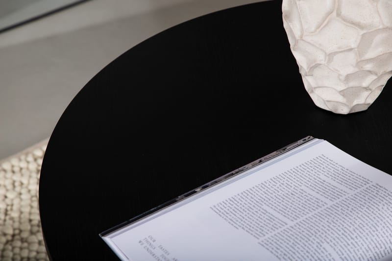 Olivia Soffbord 80 cm Runt - Svart - Products - Möbler - Bord & matgrupp - Soffbord