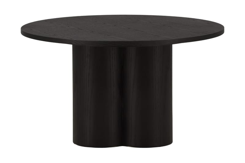 Olivia Soffbord 80 cm Runt, Svart