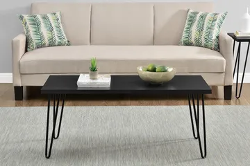 Owen Soffbord 107 cm Svart - Dorel Home - Products - Möbler - Bord & matgrupp - Soffbord