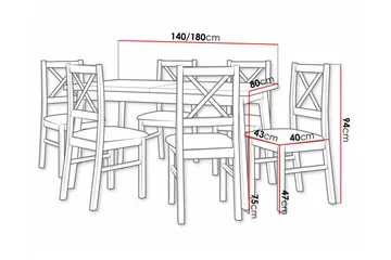 Patrickswell Matgrupp - Products - Möbler - Bord & matgrupp - Matgrupp