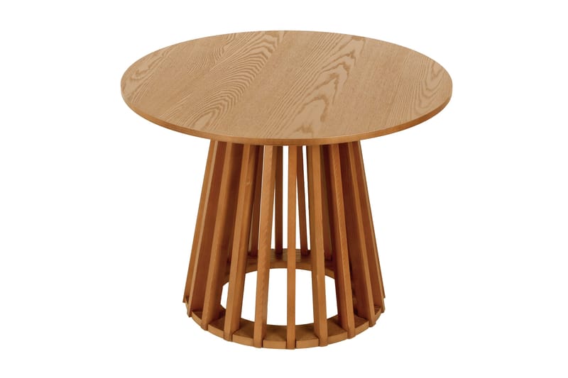 Peyra Soffbord Runt 60 cm Fanér - Ek - Products - Möbler - Bord & matgrupp - Soffbord