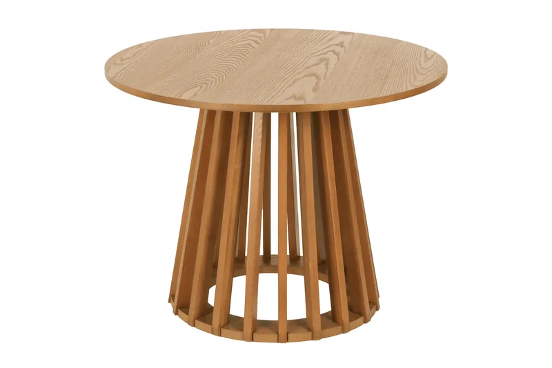 Peyra Soffbord Runt 60 cm Fanér, Ek
